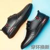 Casual leather shoes spring and summer breathable men's breathable non-slip versatile leather shoes