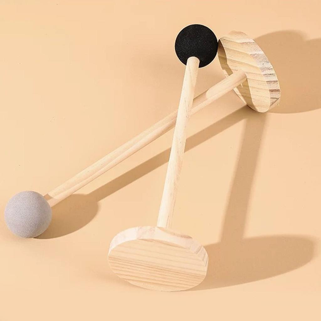 Creative Wood Hair Tie Holder Organizer Hair Accessories Storage Shelf with Sturdy Base Kids Safe Display Rack for Hair