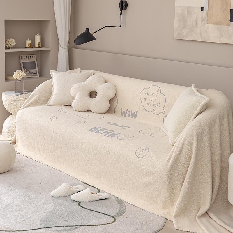 Anti-cat Scratching Sofa Towel Ins Style Sofa Cover Cloth Full Cover Bag Four Seasons Universal Sofa Blanket Double-sided Sofa Cover
