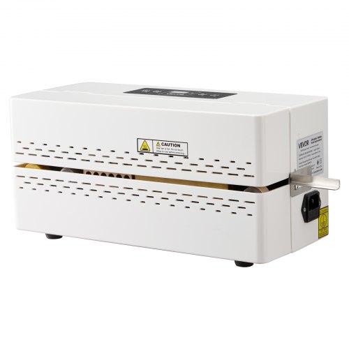 VEVOR Continuous Sealing Machine, 8-12 mm Seal Width, Automatic Continuous Band Sealer with Digital Temperature Control, Automatic Shutdown