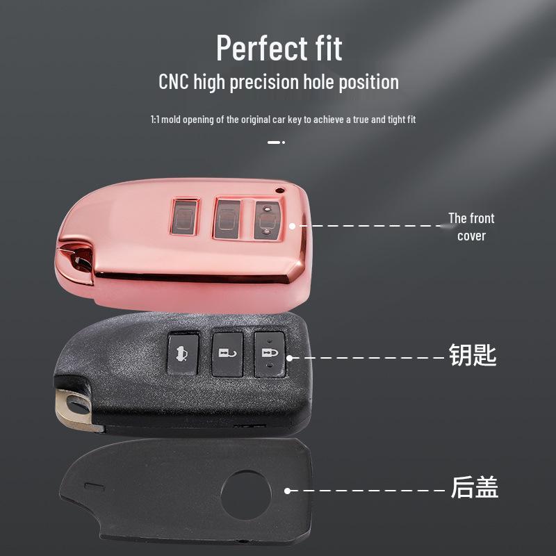 Toyota YARiS L Zhixuan X & Vios Hiace Transparente Schlüsselhülle