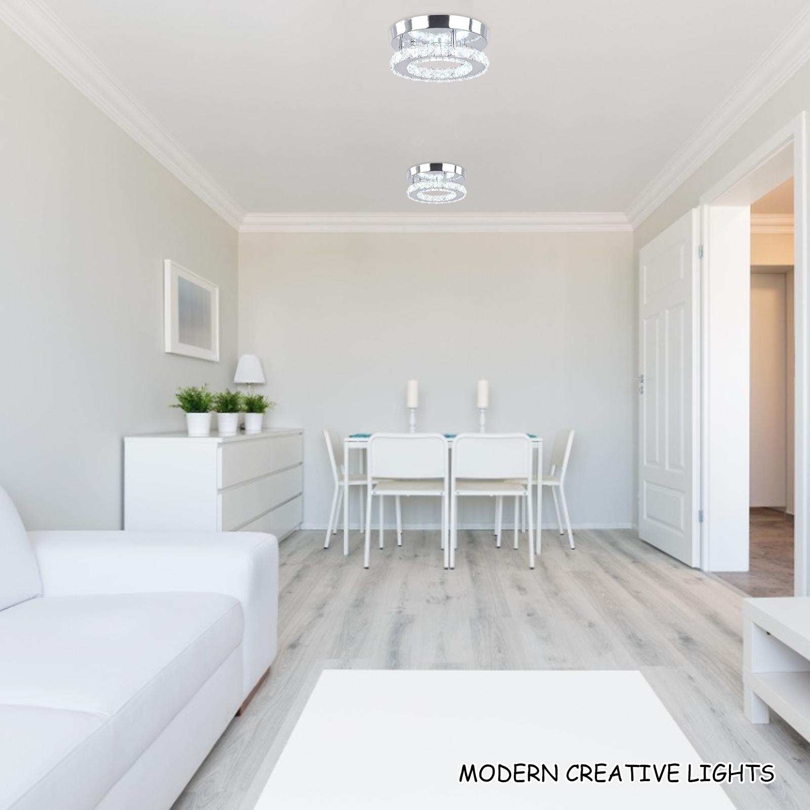 Modern Flush Mount Ceiling Light Bedroom Modern Crystal Led Ceiling Lamp Living Room Crystal Corridor Aisle Lights China Mainland