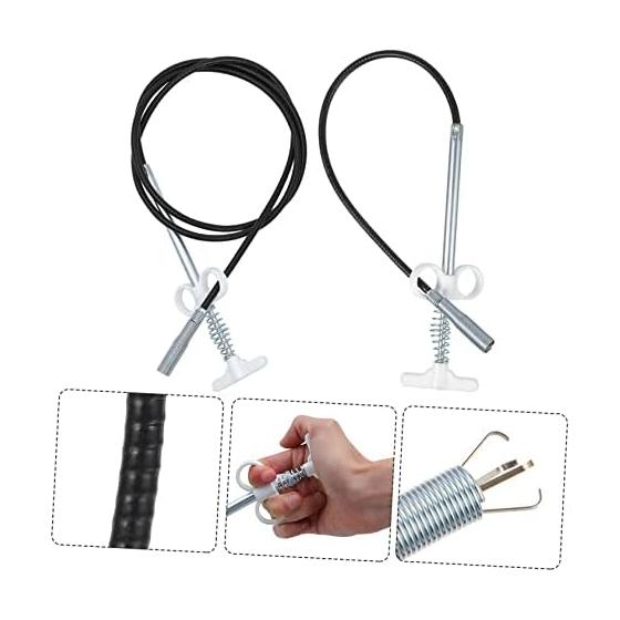 ARTIBETTER 2 Pieces Drain Cleaning Tool, Drain Cleaner Stick, Flexible Plug, For Removing Hair and Food Debris, Home Drain Removal Goods, Suitable