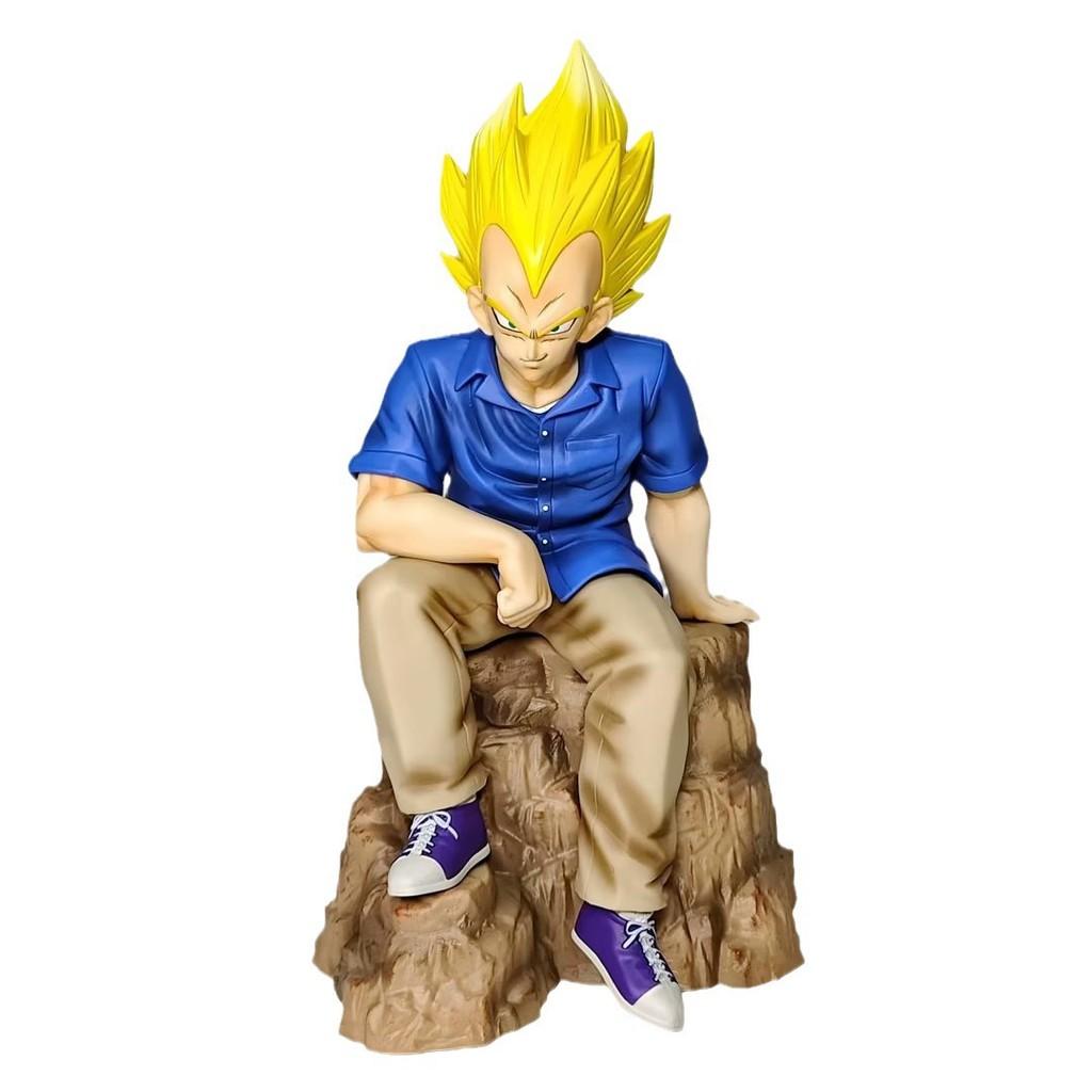 Super Saiyan Vegeta Pvc Figure Casual Outfit Dragon Ball Collectible Model Toy