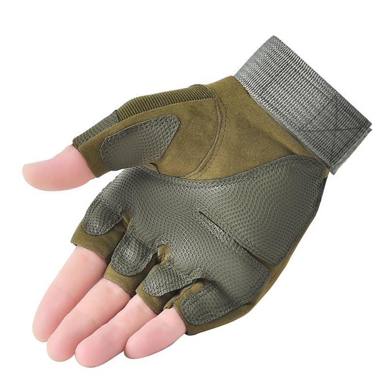 Neue Fingerlose Taktische Handschuhe Herren Damen Kinder Radfahren Halbfinger Fitnesshandschuhe Rutschfest Männlich Outdoor-Sport Taktische Handschuhe