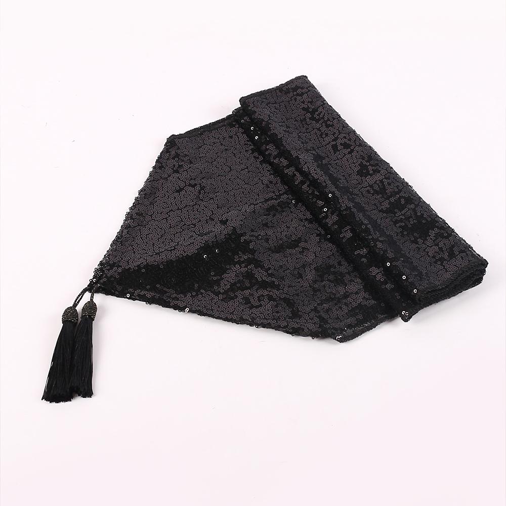 

Скатерть-дорожка с пайетками, блестящая скатерть-дорожка с кисточками для украшения свадебного стола, стола на вечеринке по случаю дня рождения, 30x180 см