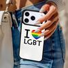 Gay Lesbian LGBT Rainbow Pride Phone Case For iPhone 17 Air 14 15 13 12 Max Cover For Apple 14 15 16 16e 11 Pro Max Plus Coque