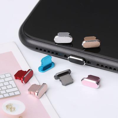 Aluminium Alloy Dustproof Cover Charging Port Cap Metal Stopper Anti Dust Plug Charger Dock