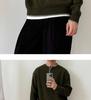 Men's Cleanfit Henley Collar Knit Sweater - Autumn/Winter High-End, Casual Base Layer