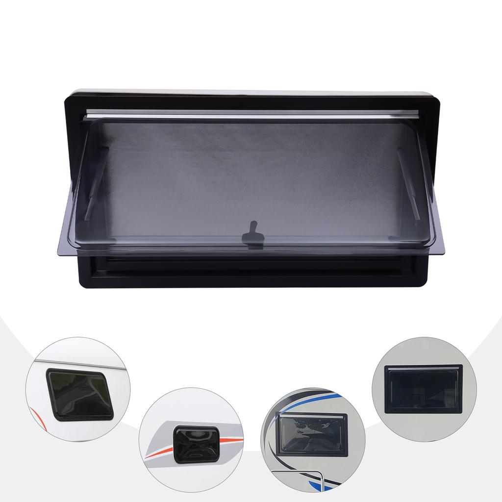 900*500mm 70° Caravan Extrapolated Ventilation Rv Caravan Camper Window With Blind Screen For Vehicles, Motorhomes, Caravans