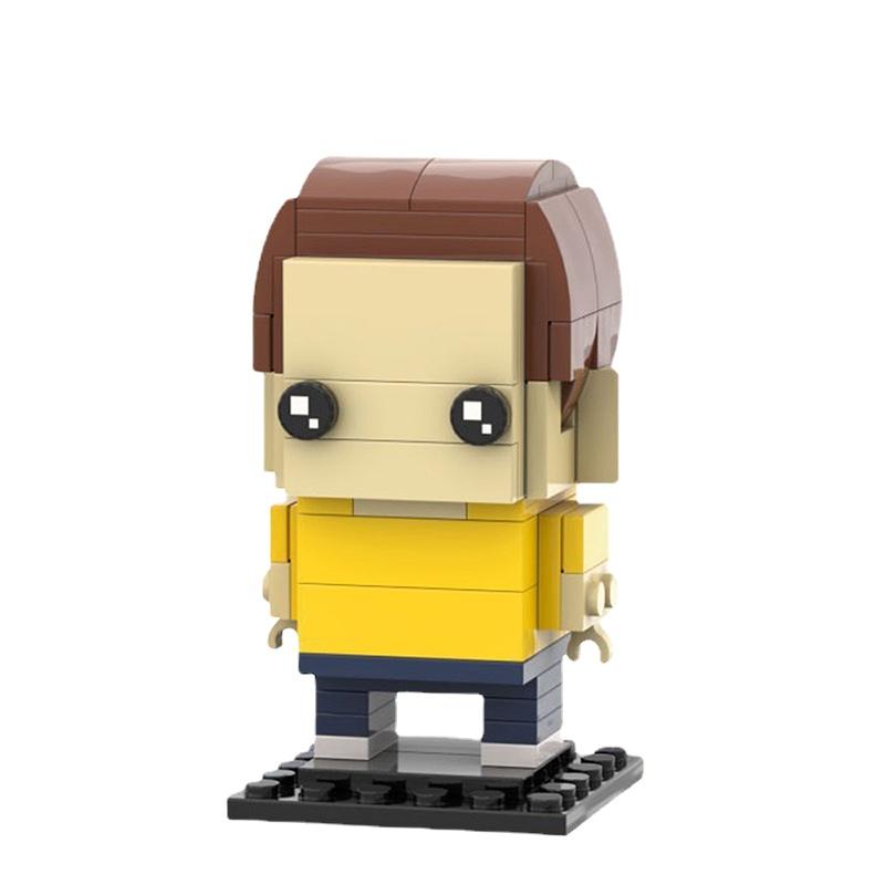 Mini Building Blocks Kit Cartoon Figures Characters Stranger Bricksheadz Collection Bricks Model Assemble Kids Toy Gifts