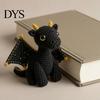 Crochet Dragon Doll with Card, Emotional Support Handmade Decor, Mini Decor Knitting Ornament, Inspirational Gifts for Family Friends Toy