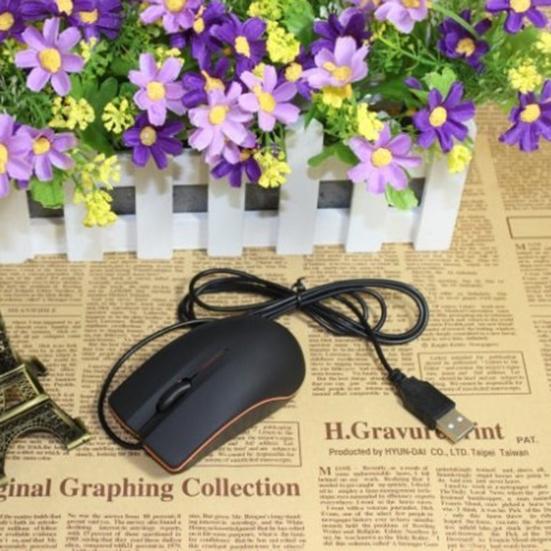 M20 Wired Mouse Frosted High Sensitivity Ergonomic Plug and Play Mini Optical Computer Mice for Office