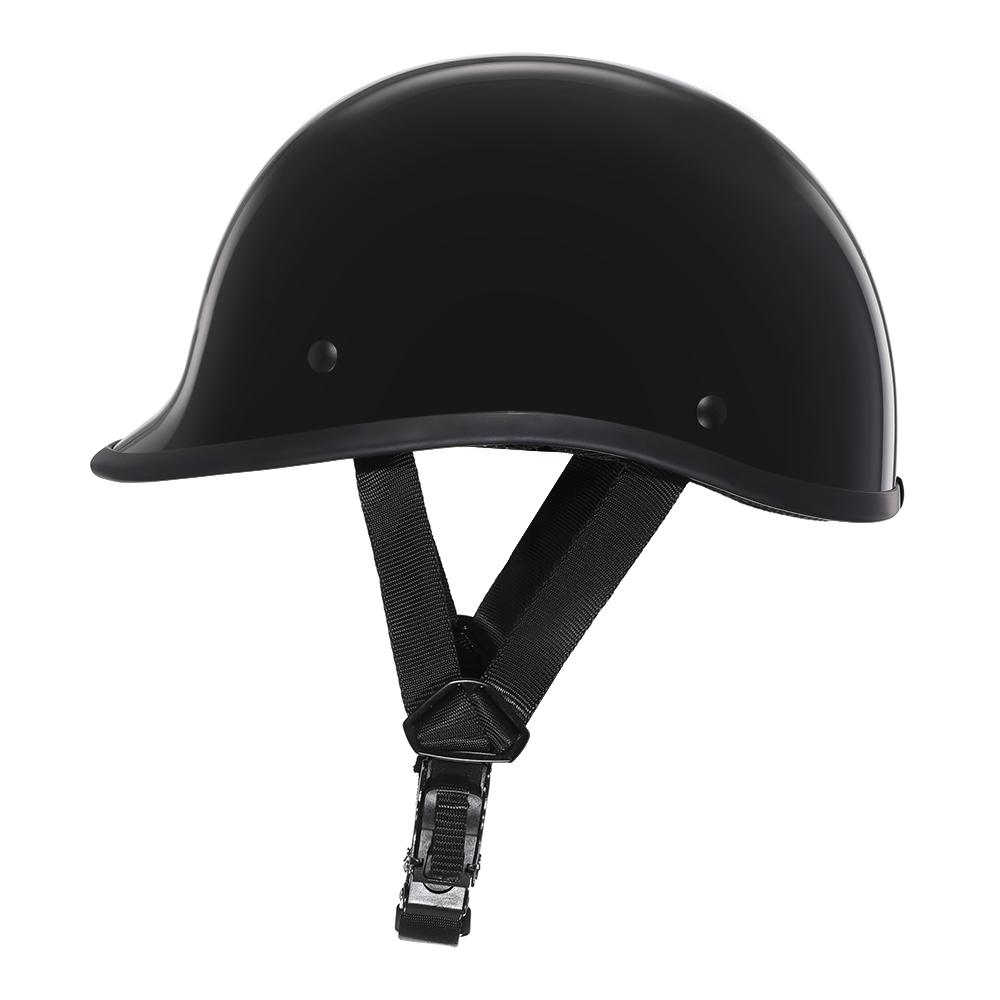 Half Helmet Motorcycle Helmets for Men and Women German Style DOT Approved Casco Moto