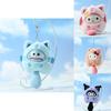 Adorable Sanrio Kuromi Plush Toy For Cute Keychain And Bag Decoration In Various Colors