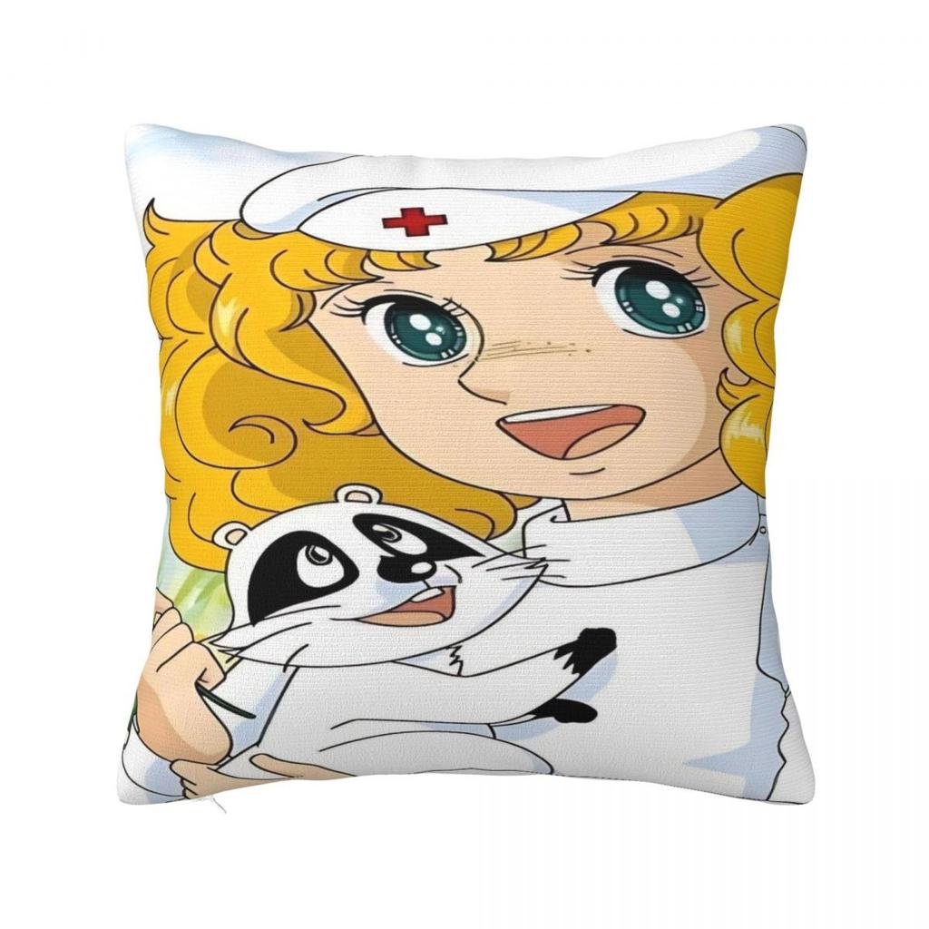 Candy Candy Manga Pillow Cover Soft Pillow Case Cushion Cover Cute Funny Graphic Pillowcases For Sofa Home Decoration