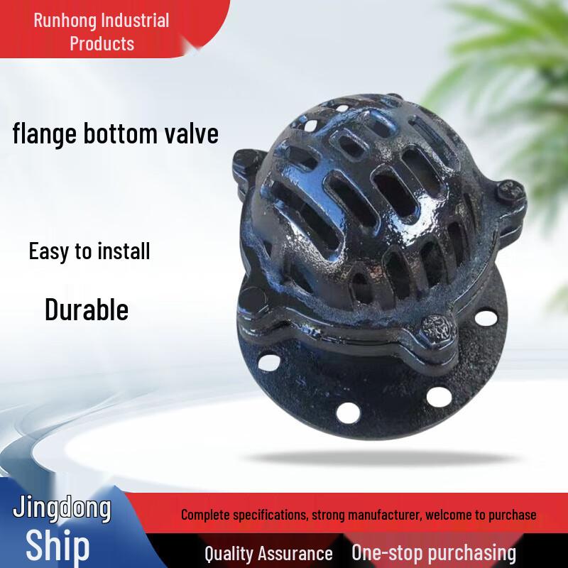Runhong Clamp End Stainless Steel Flanged Bottom Valve DN100 DN100