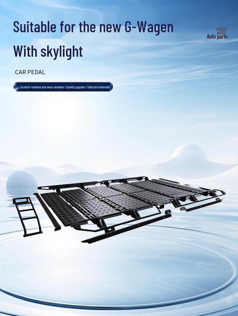 Compatible Sunroof G63 G500 Roof Rack for Big G with Aluminum Alloy Luggage Box