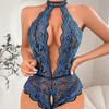 Crotch Open Sexy Clothes Women Lingerie Hot One-piece Bra Thong Sex Underwear Crotchless Big Backless Design Sensual Bodysuits