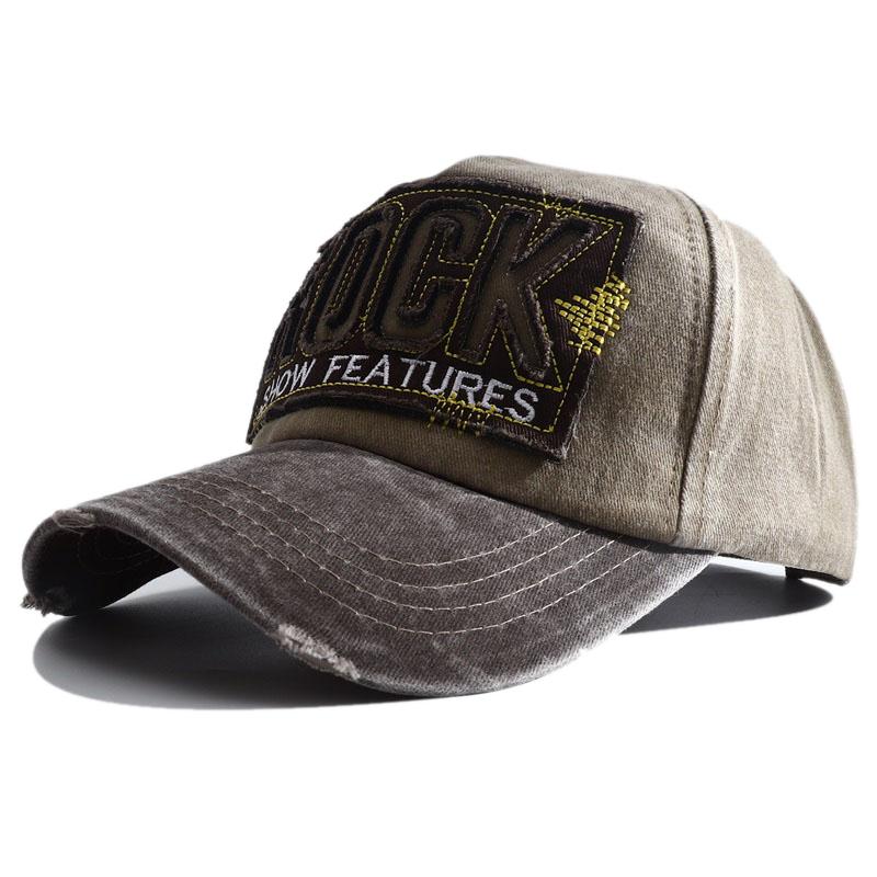

New Designer Letter Embroidery Washed Cotton Baseball Cap For Men Women Snapback Vintage Outdoor Sport Sun Protection Hat Gorras Adjustable