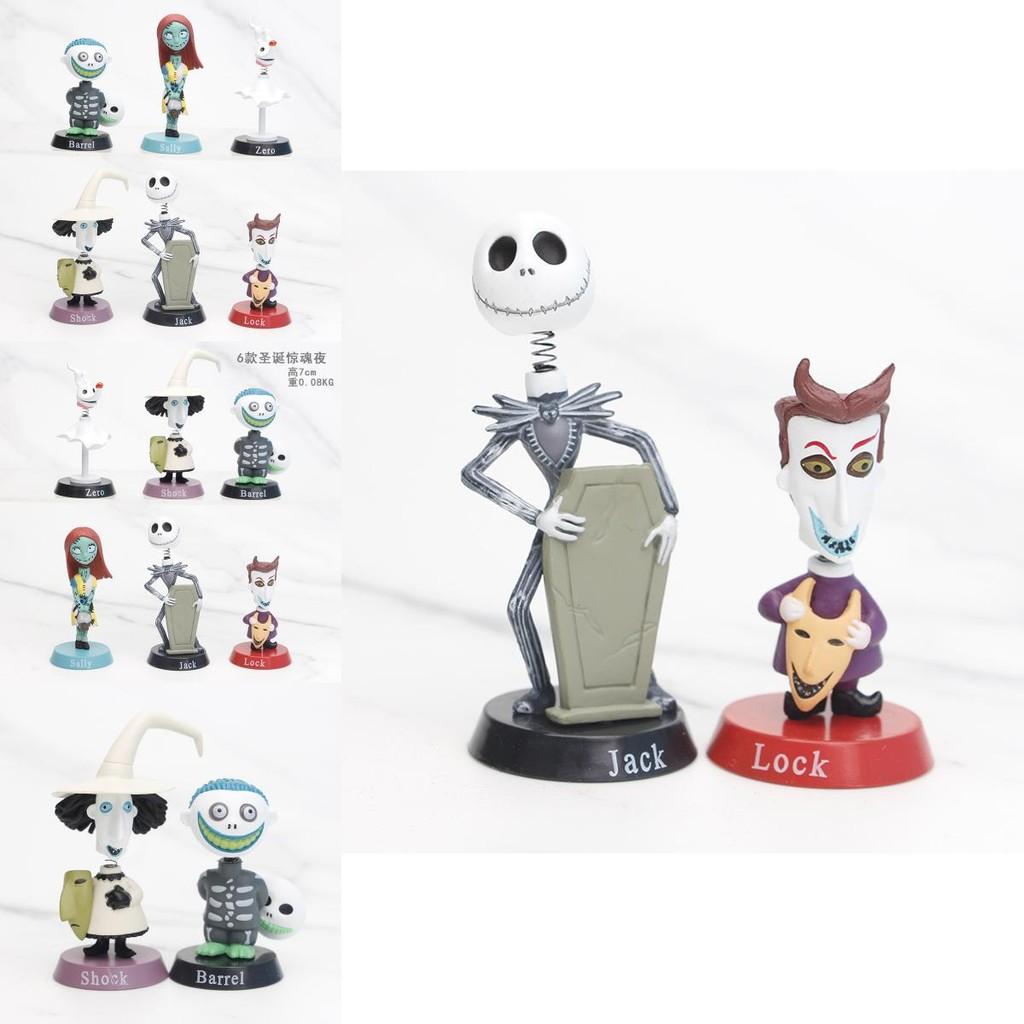 Nightmare Before Christmas Jack And Sally Pvc Figures Adorable Collectible Toys