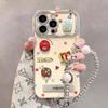 Capa para Celular Polka Dot M Bean Compatível com Telefone Apple 16 Pro Max 15 Pro 13/12 Cobertura Total 15 Janela XS/15P Capa Macia