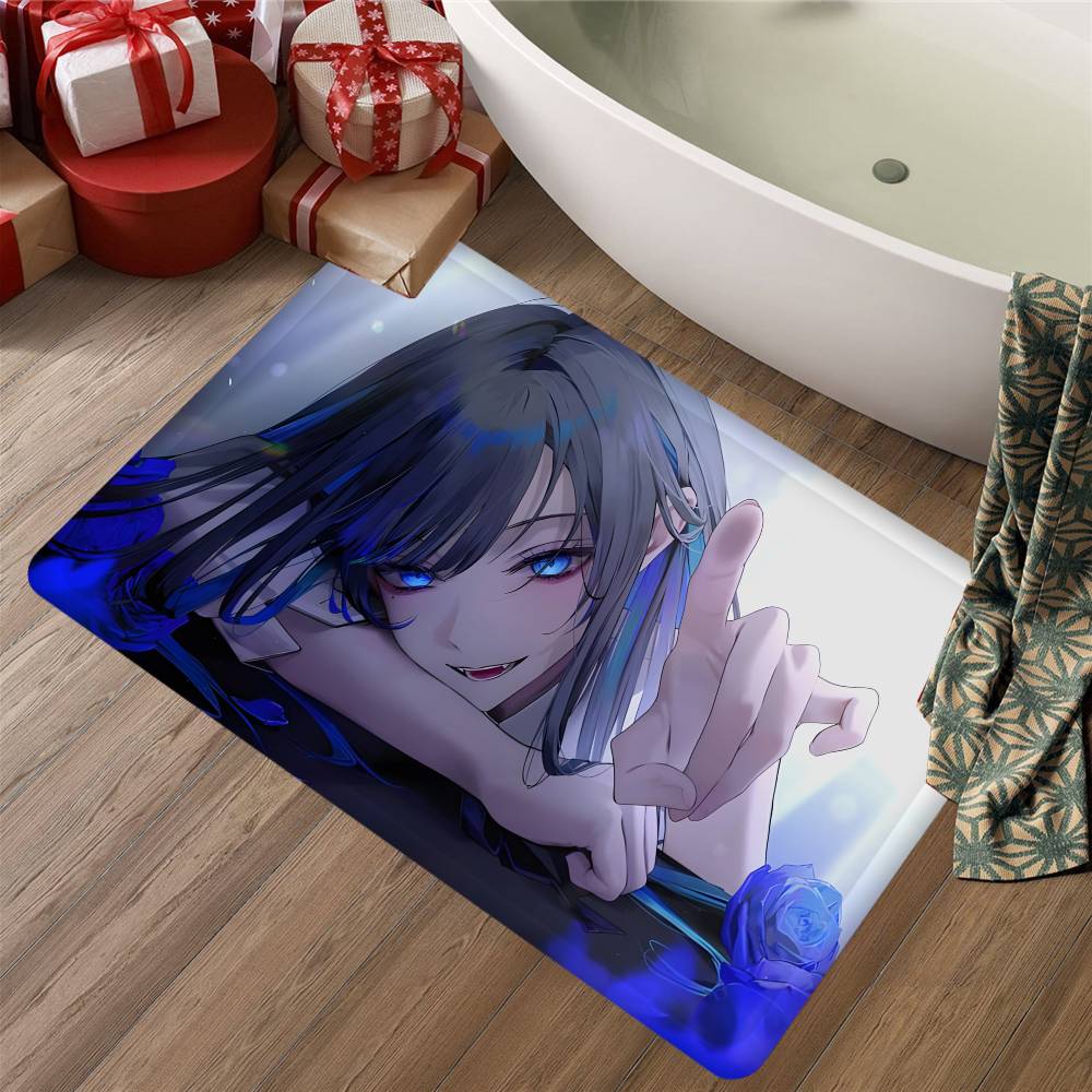 Cartoon Singer Ado Door Mat Washable Non-Slip Living Room Sofa Chairs Area Mat Kitchen Doormat Area Rug