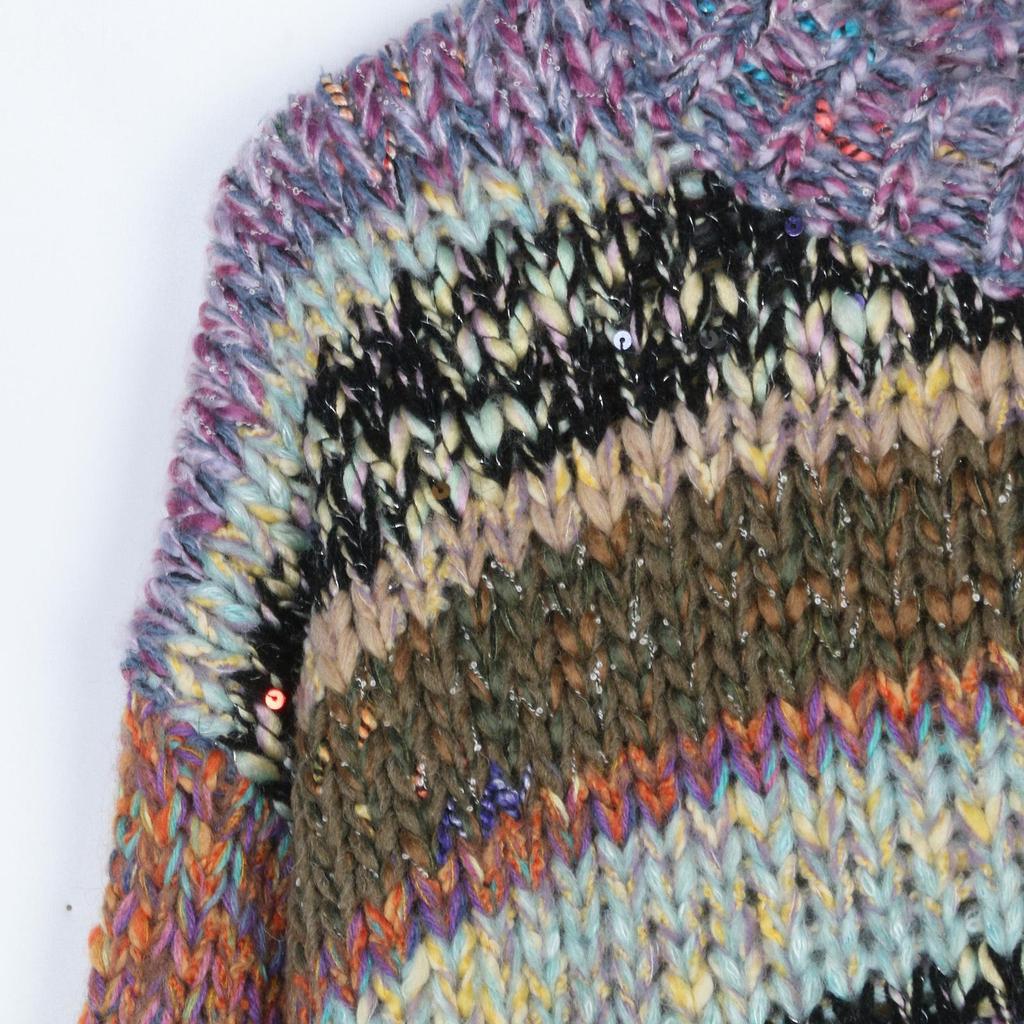 2024 Autumn/Winter Women's Korean Retro Cherry Knit Pullover Sweater