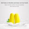 Yousheng Corn-shaped Dog Chew Toy Interactive Squeaky Corn Stick Teeth Cleaning Toy Funny Pet Sound Toy for Small Medium Large Breed