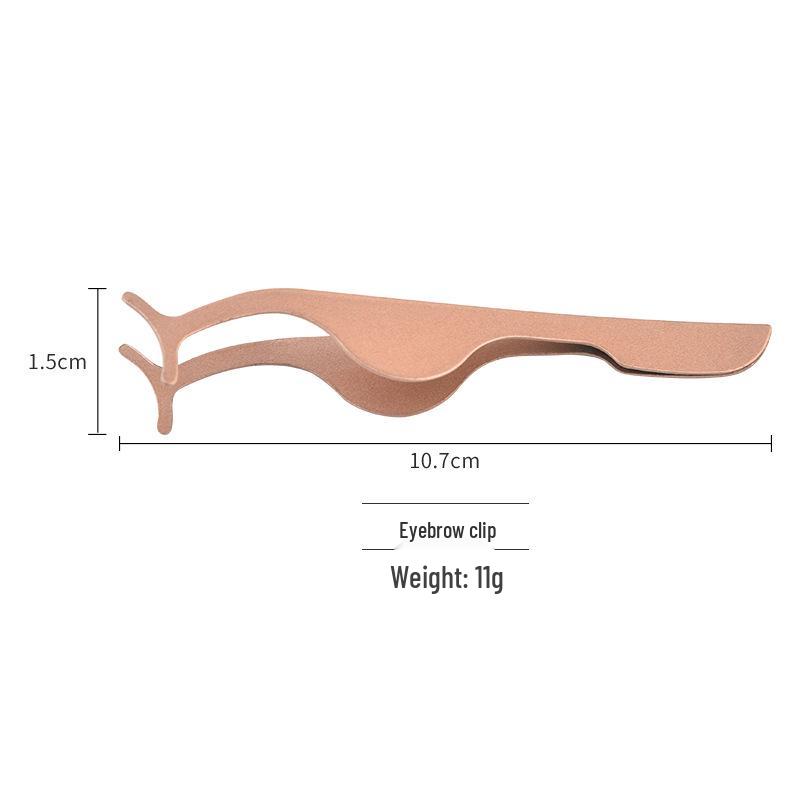 Aplikator i zalotka do sztucznych rzęs ze stali nierdzewnej