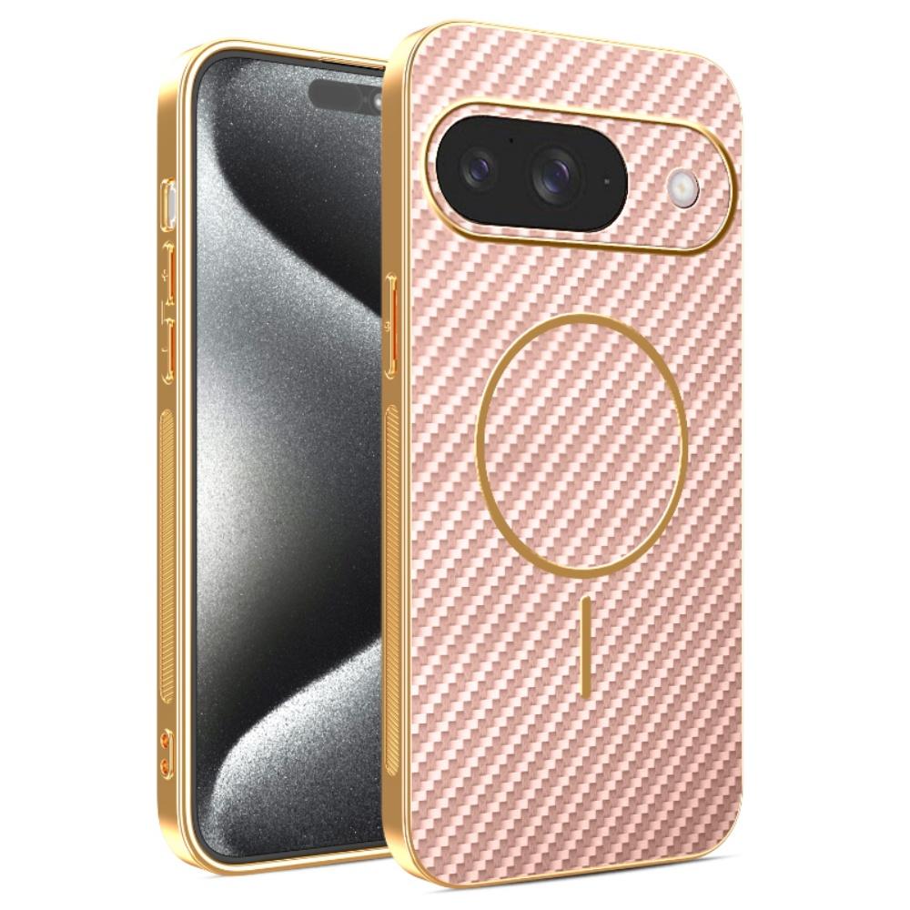 

Luxury Carbon Fiber Kevlar PC For Magsafe Phone Case For Google Pixel 10 9 8 7 A Pro ProXL Wireless Charge Bumper Magnetic Cover Google Pixel 6a
