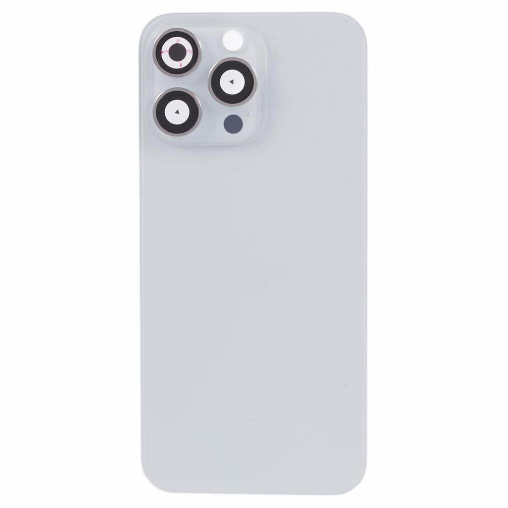 For iPhone 15 Pro Max Battery Housing with Bracket+Camera Lens Cover (Without Logo)