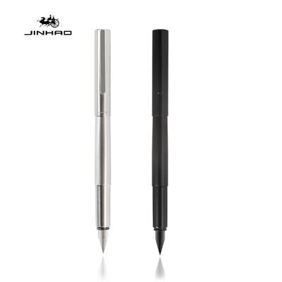 Jinhao 35 Series pióro wieczne stalowa beczka samolot bardzo cienka końcówka pióra atramentowe biuro biznes szkoła pisanie kaligrafii