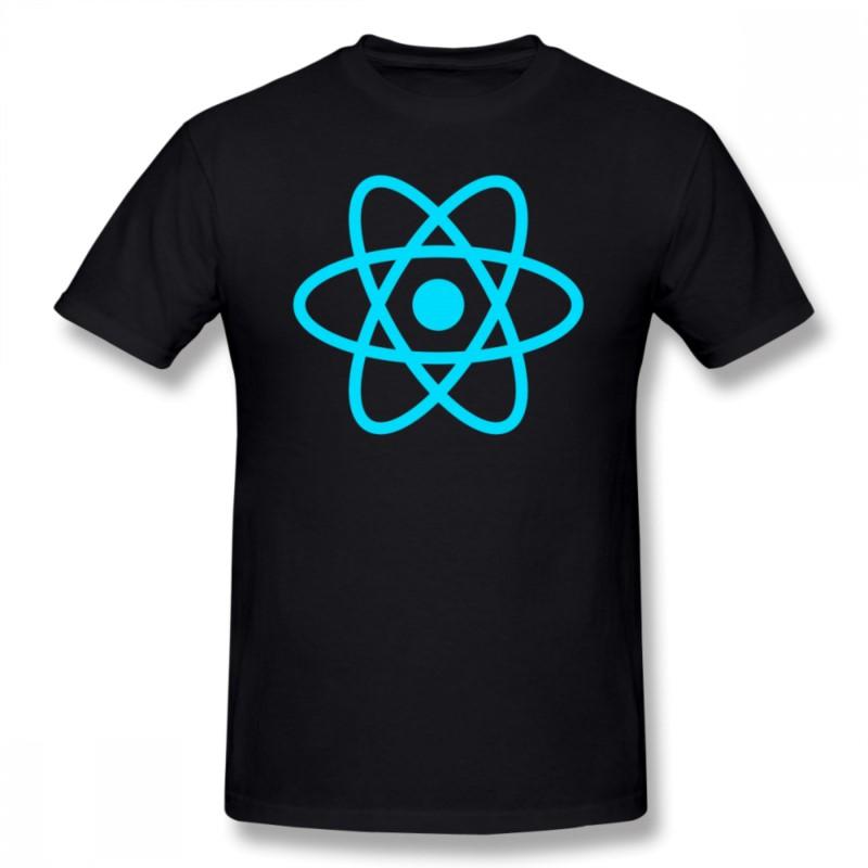 

Javascript T Shirt React Cartoon Print TShirt Unisex Casual T Shirts Summer Male Short Sleeve Cotton Tee Shirt Funny Tshirt 4XL