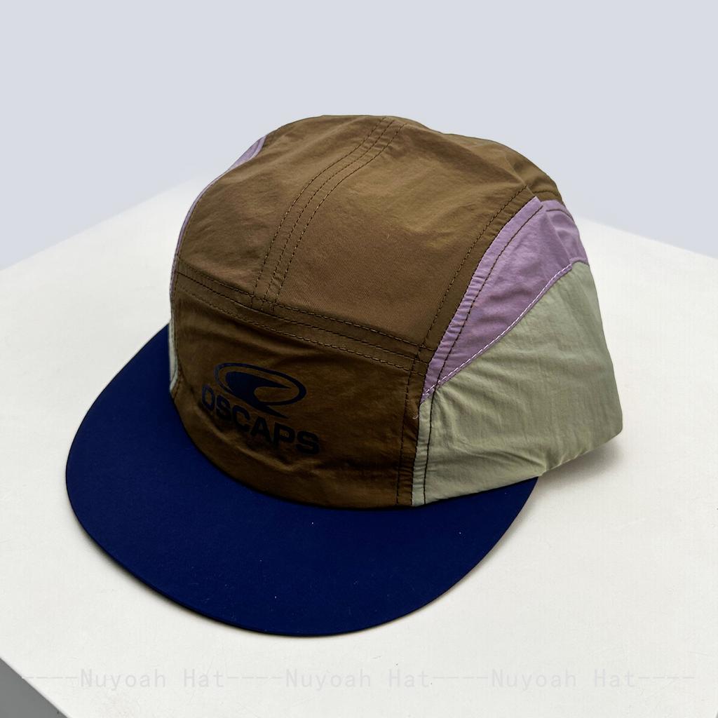 Niche Quick-dry Letters Embroidery Baseball Hats Sunshade ins Versatile New Men Women Color Block American Peaked Caps Fashion