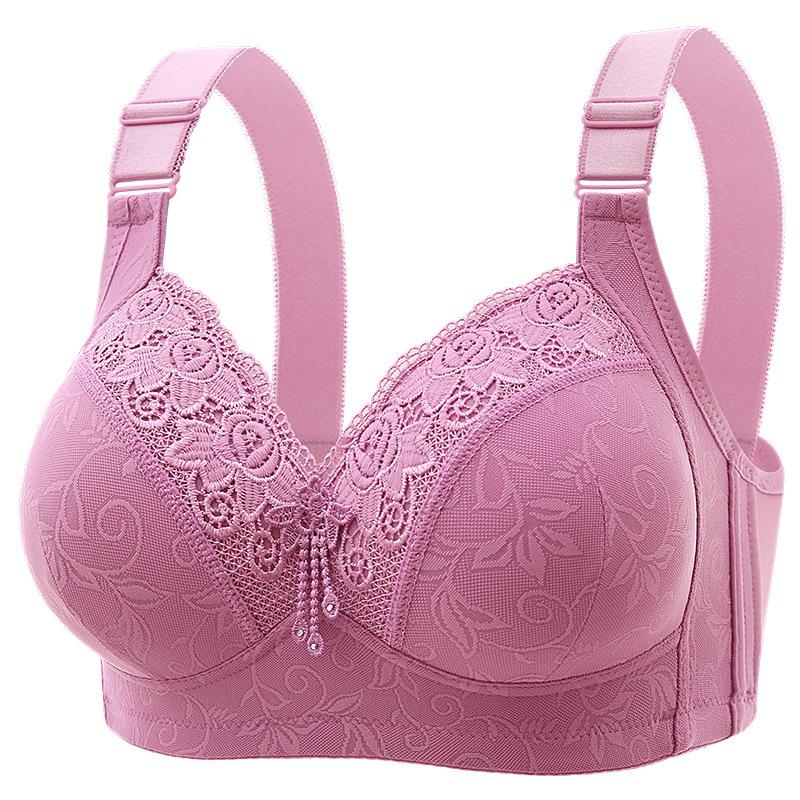 Wire-Free Uplift Bra: Anti-Spillage Minimizer for Large Busts - Comfortable Side Support for Autumn/Winter