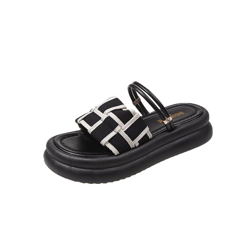 

Повседневные тапочки для улицы в стиле «рыбьего рта» 40 чёрный