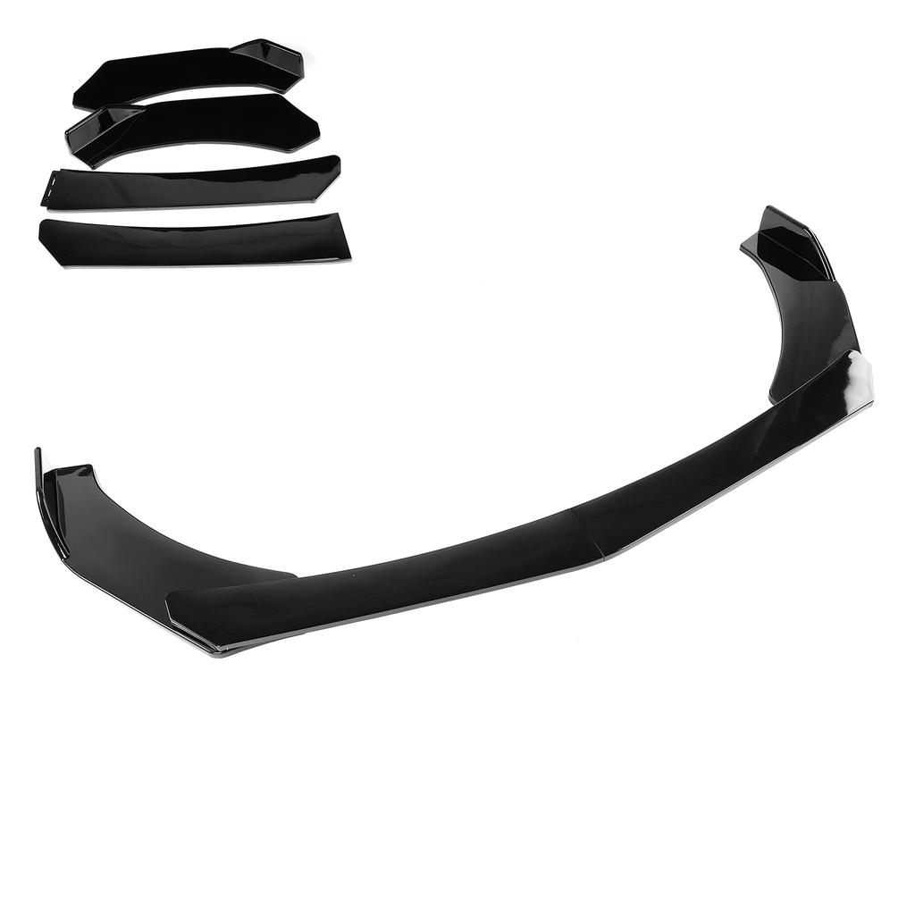 4Pcs Universal Front Bumper Splitter Lip Lower Chin Diffuser Spoiler Deflector Body Kit