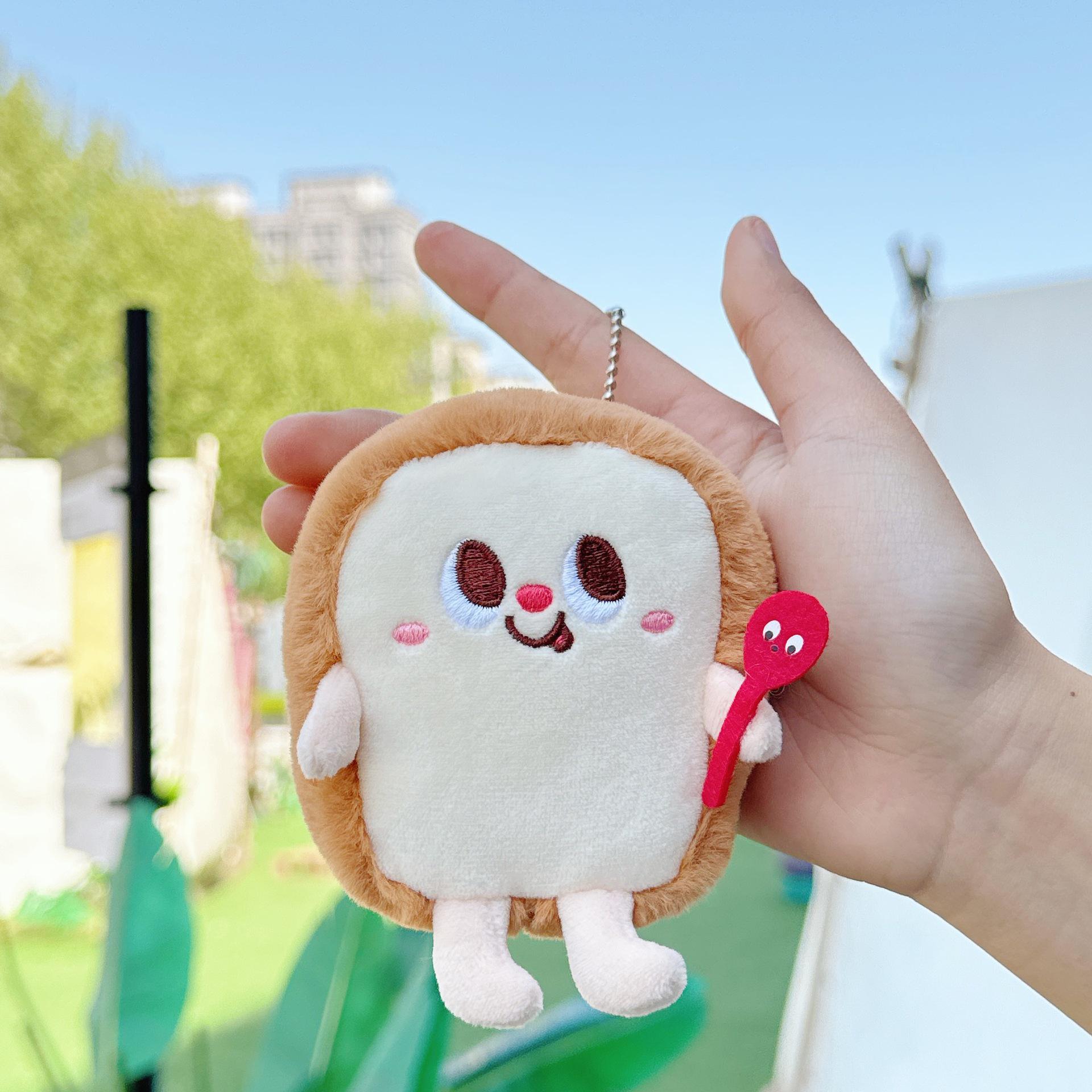 

Милая плюшевая кукла Гамбургер, Хот-дог, Куриная ножка и Картофель фри - Украшение для школьного рюкзака и Игрушка для игрового автомата. 10cm High