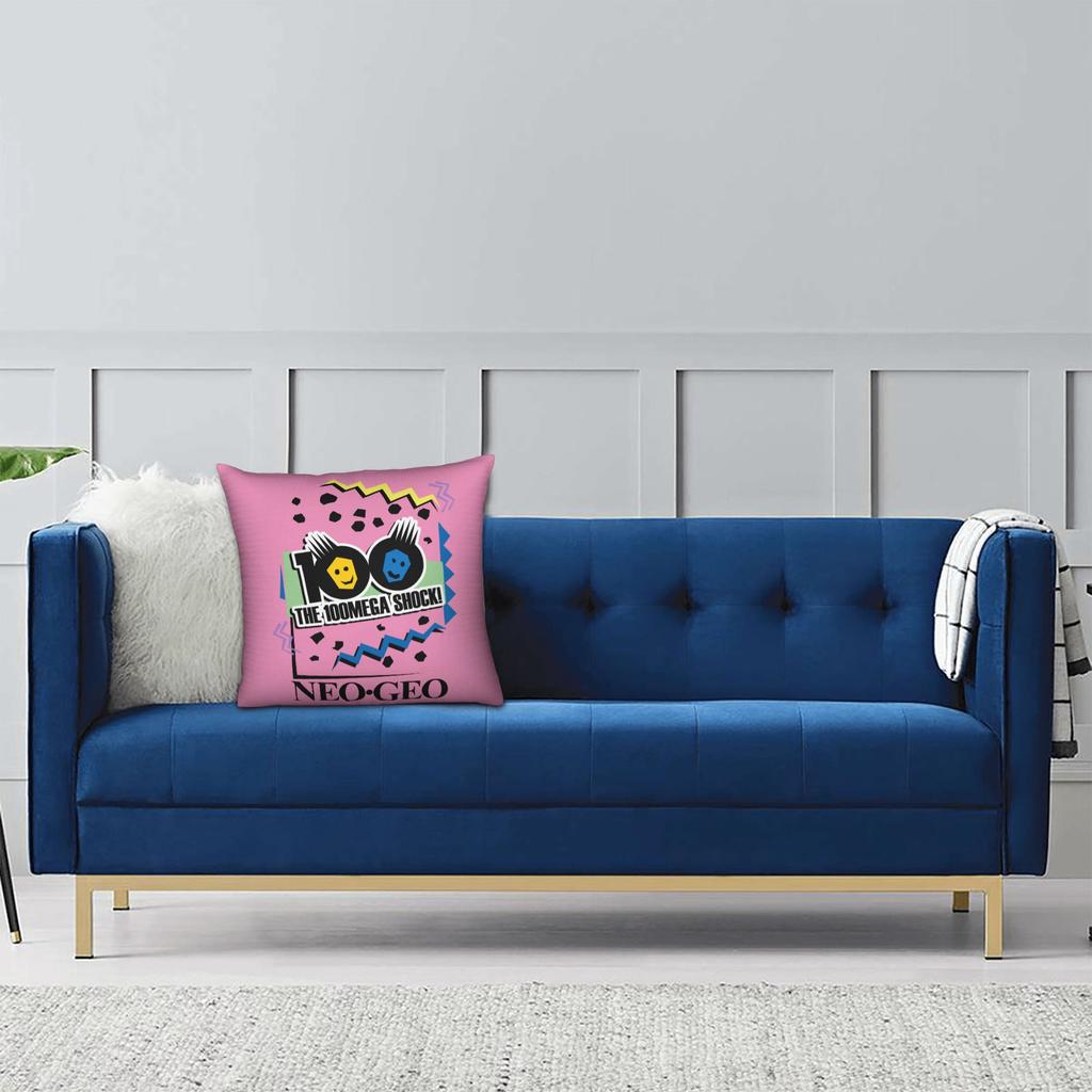 Neo Geo 100Mega Shock Pillowcase Soft Polyester Cushion Cover Decor Throw Pillow Case Cover Home Zipper 18''