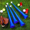 4Pcs Collapsible Stadium Horn Vuvuzela Plastic Trumpet Noisemakers For Sports Events Football Games And Party Favors