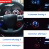 Blue Backlight Cruise Control Switch 45186-0K120-C0 For Toyota Hilux Revo Fortuner 2017-2020 84632-34011 Steering Wheel Cover