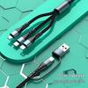 100W Fast Charging 3-in-1 Data Cable for Apple, Type-C, and Huawei Devices