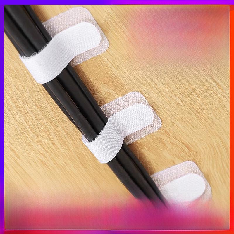 

3M Adhesive Cable Organizer: Desktop Storage & Velcro Tie Holder