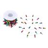 5M/Roll Christmas Garland Colorful Bulbs String Xmas Tree New Year Gift Diy Dollhouse Ornaments Party Supplies Not Led
