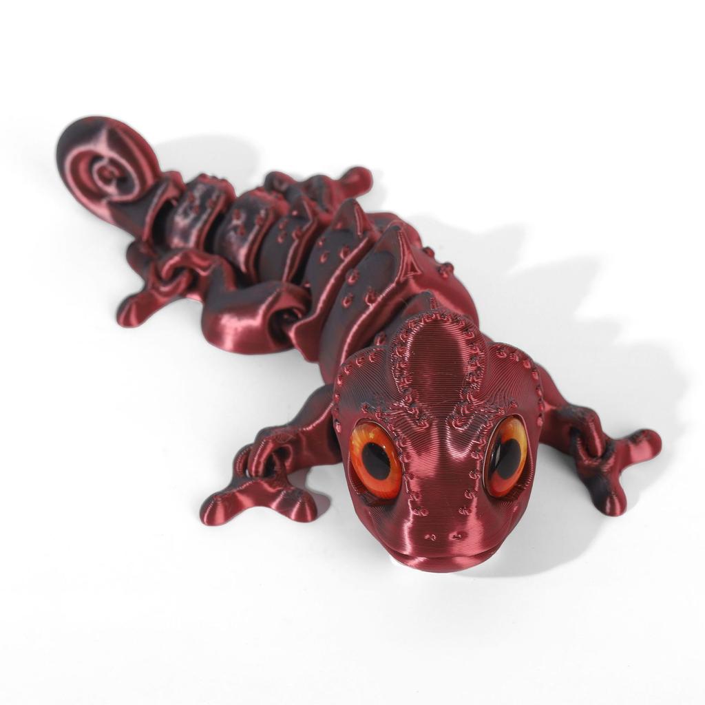 3D Tisk Chameleonské Figurky Vícekloubové Pohyblivé Simulační Oči pro Domácí Doplňky Dětské Hračky Dárek Dekorace Obývacího Pokoje