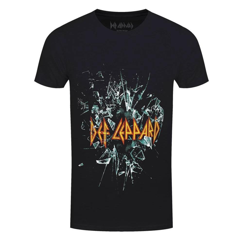 Def Leppard TShirt Shatter Band Official New Black S