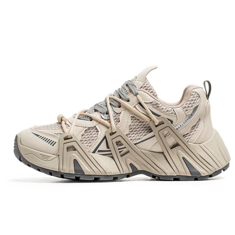 

Daddy shoes men s spring and summer new mesh breathable sports men s shoes thick sole heightening ins casual trend shoes 39