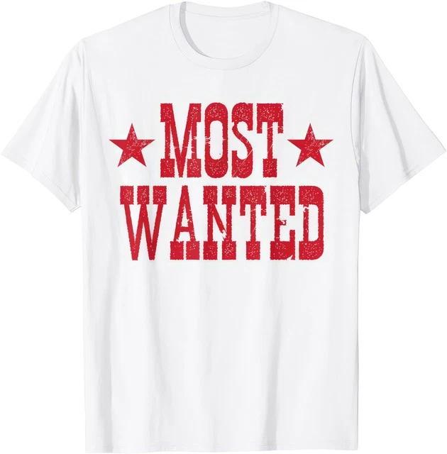 Western Cowboy Concert Tour Most Wanted Cowgirl Outfit Rodeo T Shirt 4XL