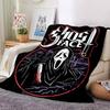 1pc Ghostface Soft Warm Throw for Home, Office, Trave, All-Season Cozy Bedding Gift, Office Cozy Accessory 1163